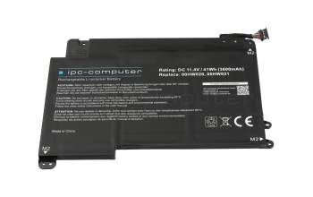 IPC-Computer battery compatible to Lenovo LE G400S-68-4S1P with 41Wh