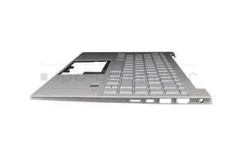 J2021/0326/19 original HP keyboard incl. topcase DE (german) silver/silver with backlight