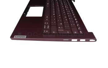 KT01-19C3DK01UKRA000 original Lenovo keyboard incl. topcase UK (english) purple/purple with backlight