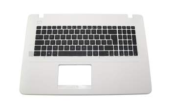Keyboard (DE) black/white - without touchpad for Asus X751LDV