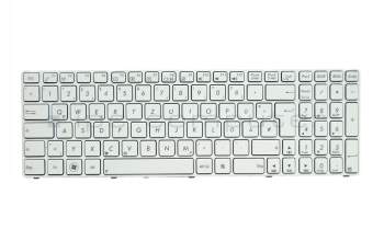Keyboard, German (DE) - white - for Asus K72JU