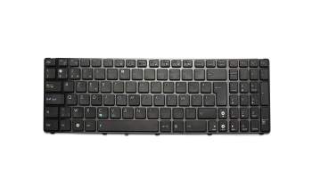 Keyboard BE (belgian) black/black glare original suitable for Asus N71VG
