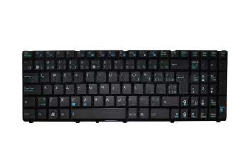Keyboard CA (canadian) black/black glare original suitable for Asus K52N