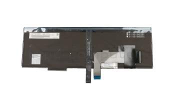 Keyboard CH (swiss) black/black with backlight and mouse-stick original suitable for Lenovo ThinkPad W541 (20EF/20EG)