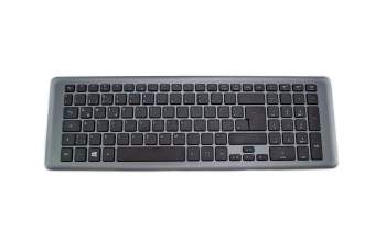 Keyboard DE (german) black/anthracite with chiclet original suitable for Acer TravelMate P2 (P273-MG)