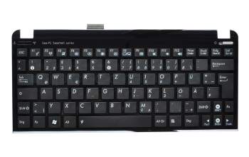 Keyboard DE (german) black/black glare original suitable for Asus Eee PC 1015PW-GOL099S