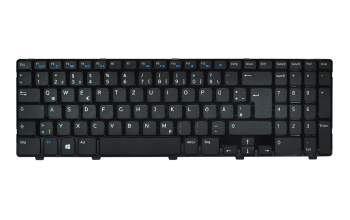 Keyboard DE (german) black/black glare original suitable for Dell Inspiron 15R (5537)