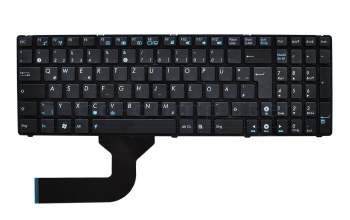 Keyboard DE (german) black/black glare suitable for Asus K52F-EX1033V