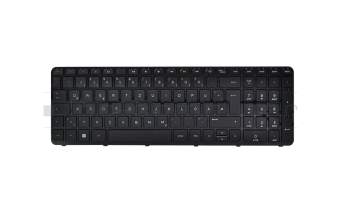 Keyboard DE (german) black/black glare suitable for HP 256 G3