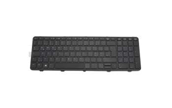 Keyboard DE (german) black/black glare suitable for HP ProBook 650 G1
