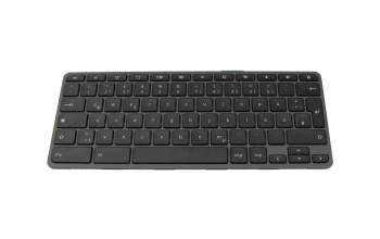 Keyboard DE (german) black/black matte original suitable for Acer Chromebook Spin 511 (R756T)