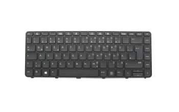 Keyboard DE (german) black/black matte original suitable for HP ProBook 430 G4