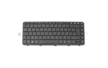 Keyboard DE (german) black/black matte original suitable for HP ProBook 645 G1