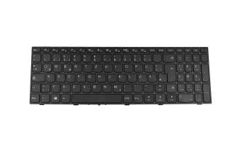 Keyboard DE (german) black/black matte original suitable for Lenovo IdeaPad 110-15ISK (80UD)