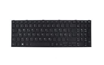 Keyboard DE (german) black/black matte original suitable for Toshiba Satellite C50-B0482