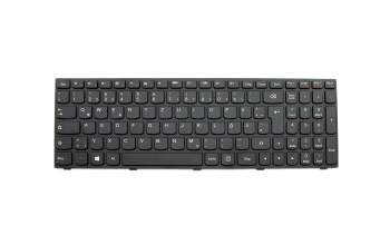 Keyboard DE (german) black/black matte suitable for Lenovo B70-80 (80MR)