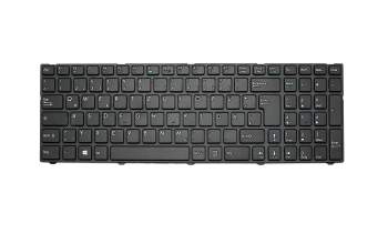 Keyboard DE (german) black/black matte suitable for Medion Akoya E7420 (D17SUN)