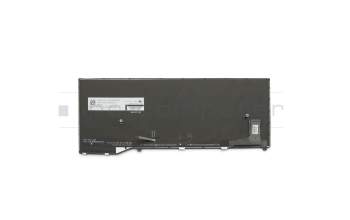 Keyboard DE (german) black/black matte with backlight original suitable for Fujitsu LifeBook E5411