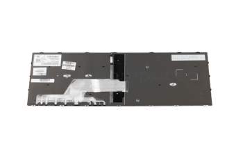Keyboard DE (german) black/black matte with backlight with numpad original suitable for HP ProBook 450 G5
