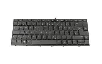 Keyboard DE (german) black/black matte with backlight without Numpad original suitable for HP mt21 Mobile Thin Client