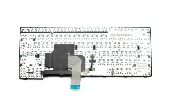 Keyboard DE (german) black/black matte with mouse-stick original suitable for Lenovo ThinkPad E450 (20DC/20DD)