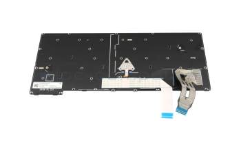 Keyboard DE (german) black/black matte with mouse-stick original suitable for Lenovo ThinkPad P14s G5 (21ME)