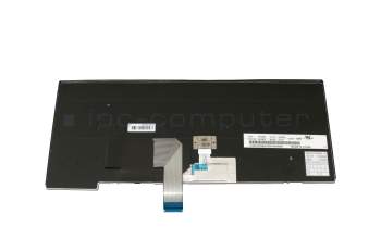 Keyboard DE (german) black/black matte with mouse-stick original suitable for Lenovo ThinkPad T450 (20BV/20BU/20DJ)
