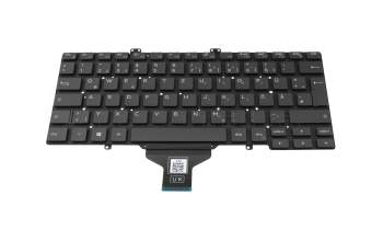 Keyboard DE (german) black/black original suitable for Dell Latitude 14 (5400)
