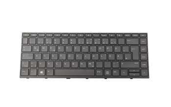 Keyboard DE (german) black/black original suitable for HP ProBook x360 440 G1