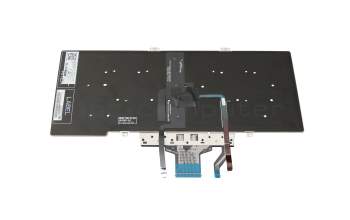 Keyboard DE (german) black/black with backlight and mouse-stick original suitable for Dell Latitude 14 (5410)
