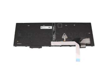 Keyboard DE (german) black/black with backlight and mouse-stick original suitable for Lenovo ThinkPad L15 Gen 3 (21C3/21C4)