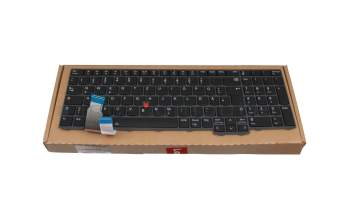 Keyboard DE (german) black/black with backlight and mouse-stick original suitable for Lenovo ThinkPad T16 G1 (21CH)
