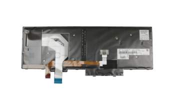 Keyboard DE (german) black/black with backlight and mouse-stick suitable for Lenovo ThinkPad P52s (20LB/20LC)