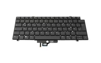 Keyboard DE (german) black/black with backlight original suitable for Dell Latitude 14 (5421)