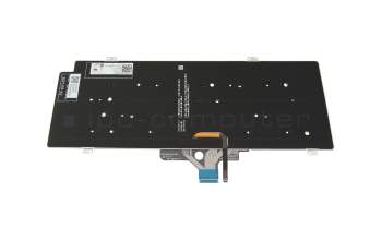 Keyboard DE (german) black/black with backlight original suitable for Dell Latitude 15 (7530)
