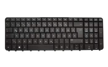 Keyboard DE (german) black/black with backlight original suitable for HP Envy m6-1201sf (D8R30EA)