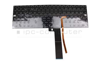 Keyboard DE (german) black/black with backlight original suitable for Medion Erazer Beast X25 (GM7ZG8P)