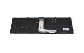 Keyboard DE (german) black/black with backlight original suitable for Mifcom Creator i7-11800H (PC70HP)