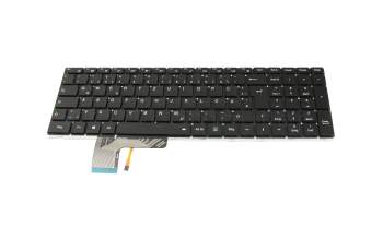 Keyboard DE (german) black/black with backlight suitable for Emdoor NS15ADR