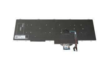Keyboard DE (german) black/black with mouse-stick original suitable for Dell Latitude 15 (5590)