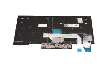 Keyboard DE (german) black/black with mouse-stick original suitable for Lenovo ThinkPad L13 Gen 2 (21AC)