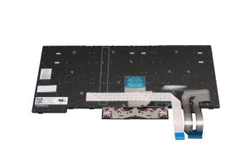 Keyboard DE (german) black/black with mouse-stick original suitable for Lenovo ThinkPad P14s Gen 1 (20S4/20S5)