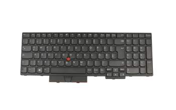 Keyboard DE (german) black/black with mouse-stick original suitable for Lenovo ThinkPad P51s (20HB/20HC/20JY/20K0)
