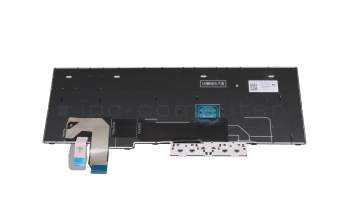 Keyboard DE (german) black/black with mouse-stick original suitable for Lenovo ThinkPad T15p Gen 2 (21A7/21A8)