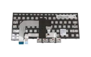Keyboard DE (german) black/black with mouse-stick original suitable for Lenovo ThinkPad T470 (20HD/20HE)