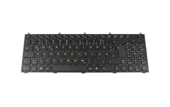 Keyboard DE (german) black/grey original suitable for Clevo C510x