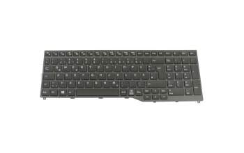 Keyboard DE (german) black/grey without backlight original suitable for Fujitsu LifeBook E558