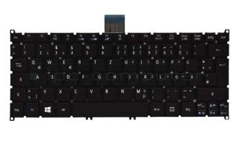 Keyboard DE (german) black original suitable for Acer Aspire V5-121