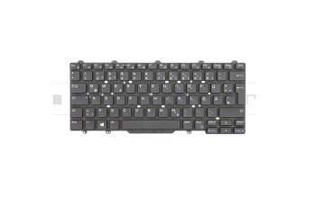 Keyboard DE (german) black original suitable for Dell Latitude 14 (E5470)