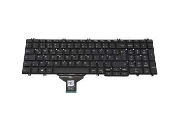 Keyboard DE (german) black original suitable for Dell Latitude 15 (5510)